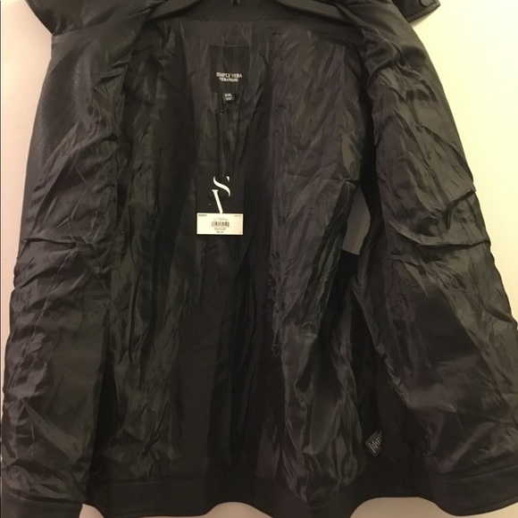 Simply Vera Wang Vest black NWT XS or Small - Picture 5 of 7